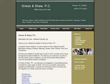 Tablet Screenshot of griess-shaw.com